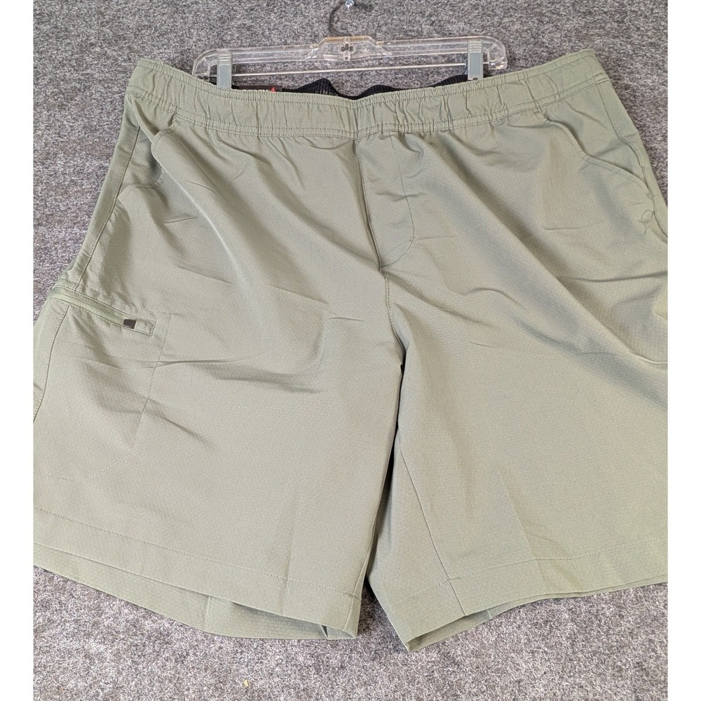 Gerry Mens Trail Shorts XXL Sage Green Stretch Hiking Cargo Pockets 1555147 NWT